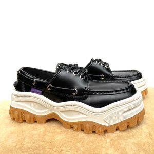 ✴️SOLD✴️EYTYS Mykonos Leather Boat Shoes Platform